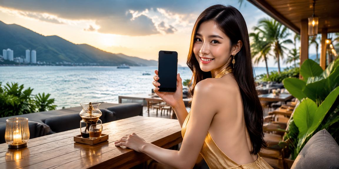 Người dùng Đà Nẵng xem xét điều khoản dịch vụ bên ly cà phê